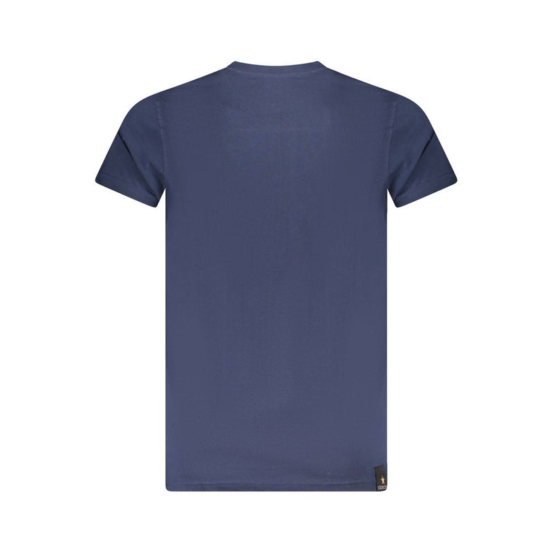Accademia Militare Men's Blue Cotton T-Shirt - Stylish Comfort