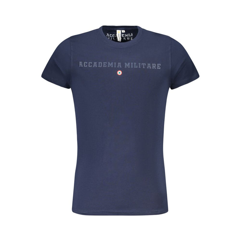 Accademia Militare Blue Cotton T-Shirt - Comfortable & Stylish