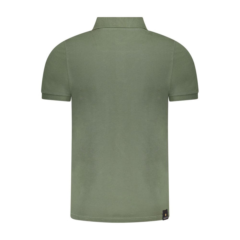 Accademia Militare Green Cotton Polo Shirt - Stylish & Comfortable