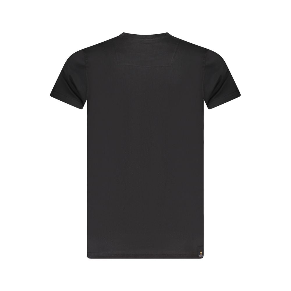 Accademia Militare T-Shirt en Coton Noir pour Hommes - Élégance et Confort