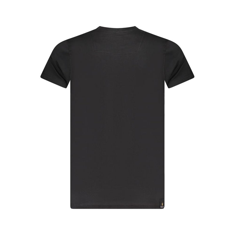 Accademia Militare T-Shirt en Coton Noir pour Hommes - Élégance et Confort