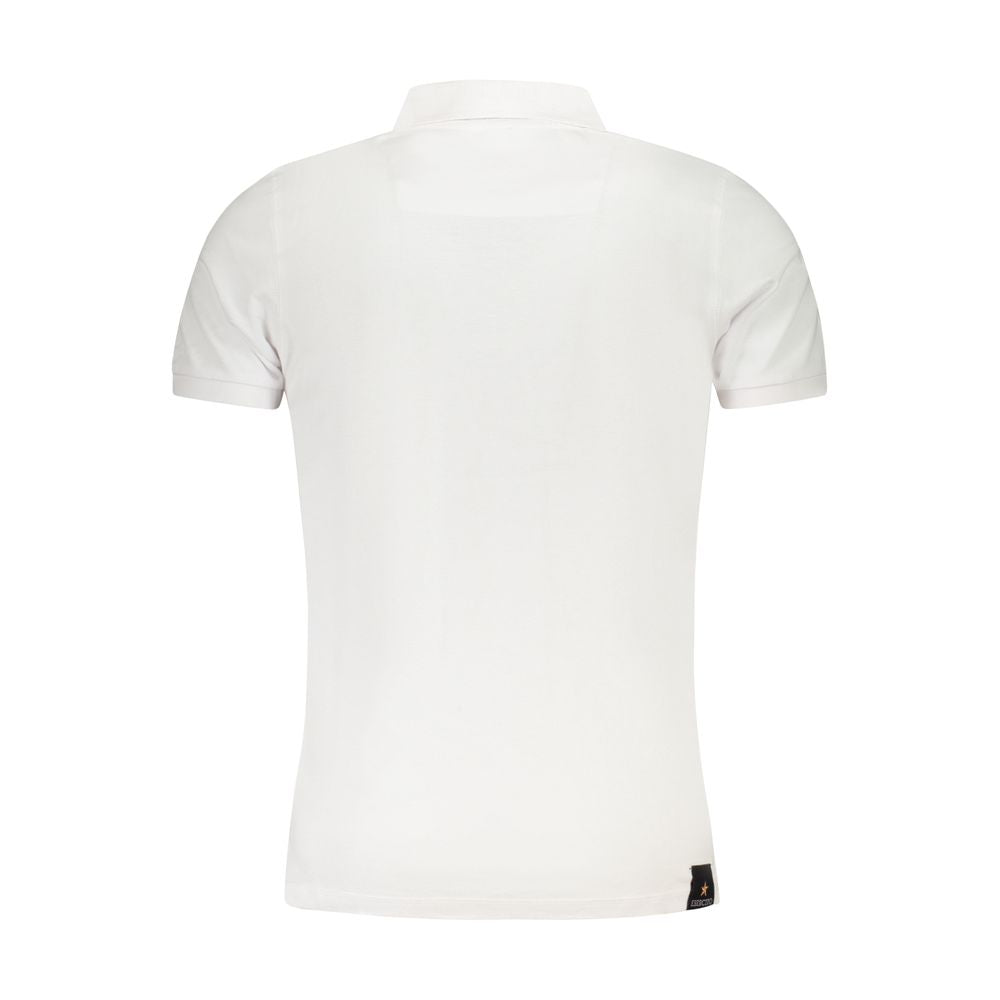 Polo Shirt en Coton Blanc Accademia Militare - Élégant et Confortable