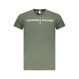 T-Shirt en Coton Vert Accademia Militare - Vêtement Décontracté Essentiel