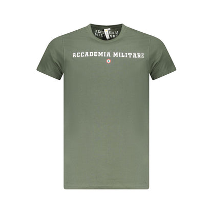 T-shirt en coton vert de l'Accademia Militare