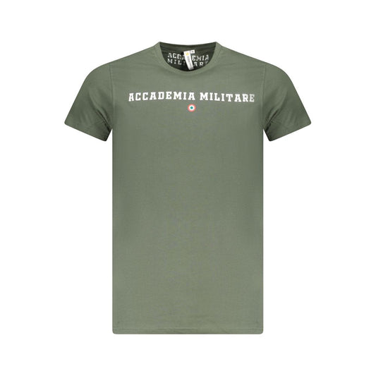 T-shirt en coton vert de l'Accademia Militare
