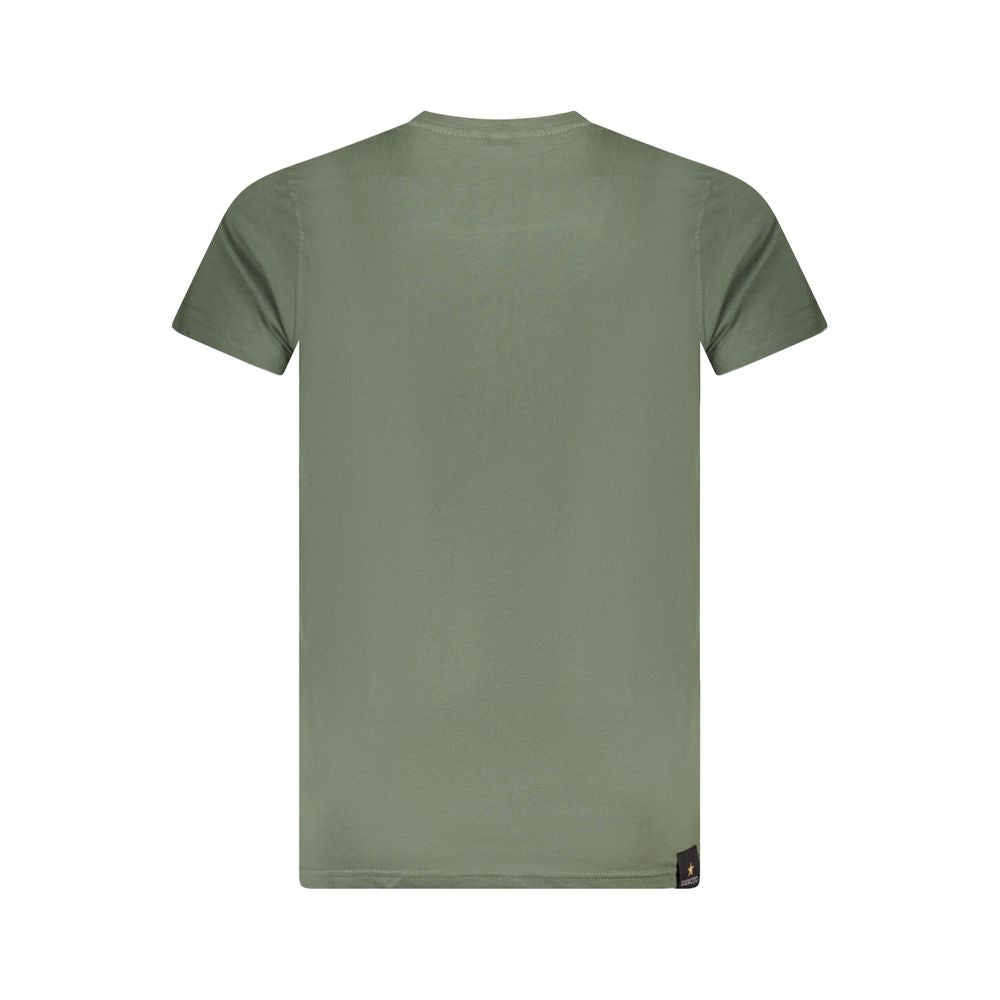 T-Shirt en Coton Vert Accademia Militare - Vêtement Décontracté Essentiel