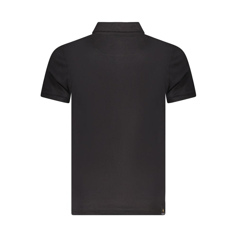 Accademia Militare Black Cotton Polo Shirt - Comfort & Style