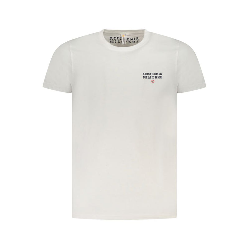 Accademia Militare White Cotton T-Shirt - Timeless Comfort