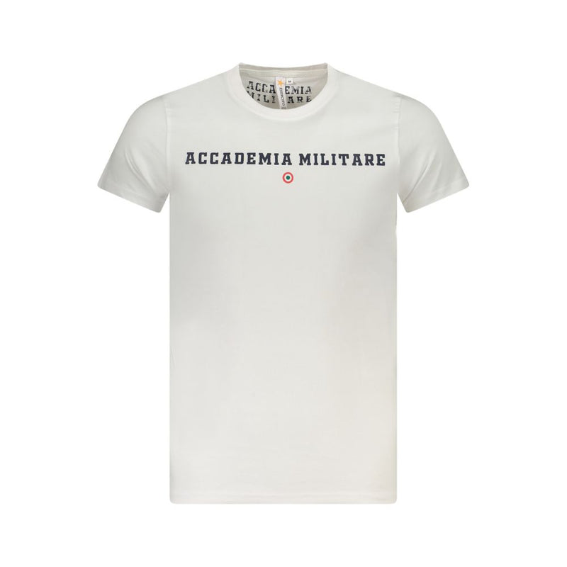 Accademia Militare White Cotton T-Shirt - Comfort & Style