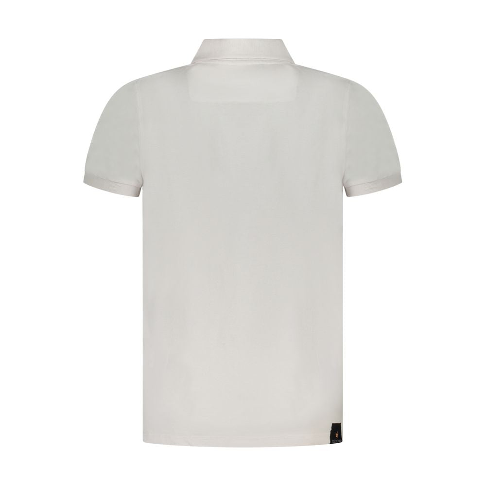 Polo Shirt en Coton Blanc Accademia Militare - Élégant et Confortable