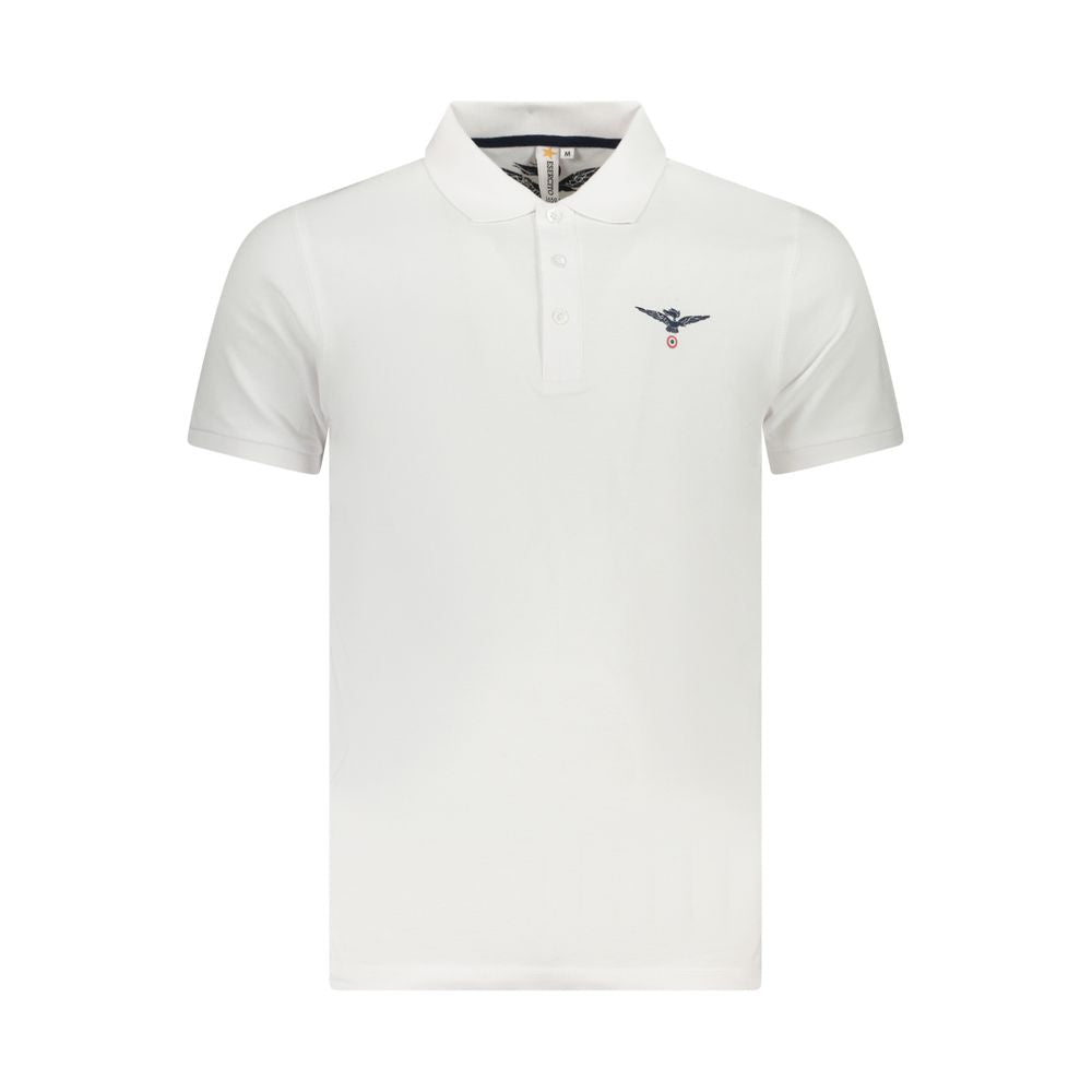 Accademia Militare Polo Shirt en Coton Blanc - Élégance et Confort