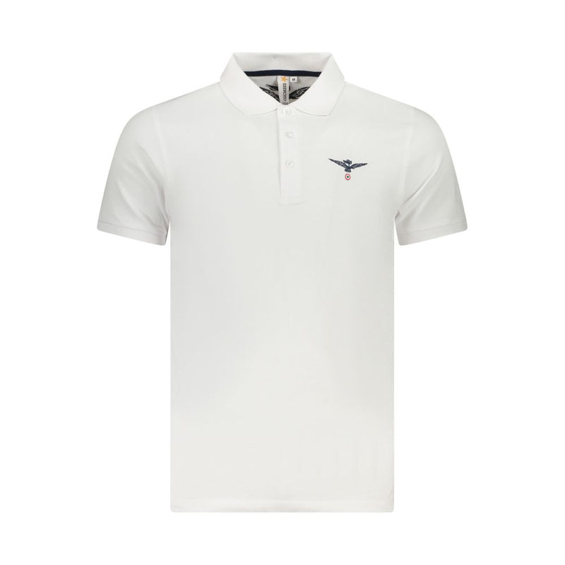 Accademia Militare White Cotton Polo Shirt - Stylish Comfort