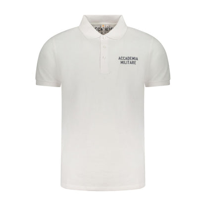 Polo en coton blanc de l'Accademia Militare