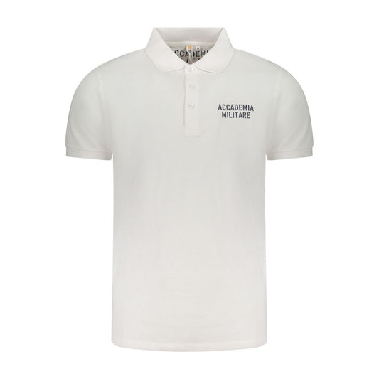 Polo en coton blanc de l'Accademia Militare
