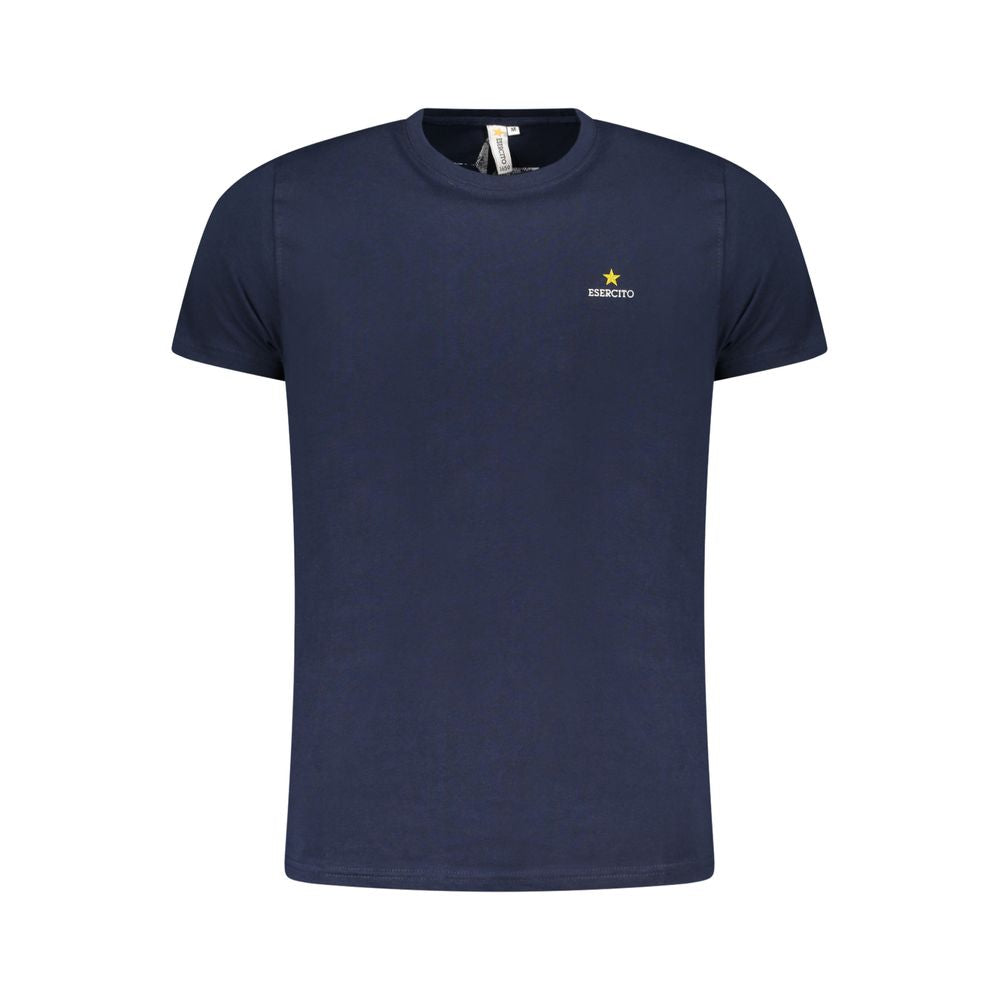 T-shirt en coton bleu Esercito 1659