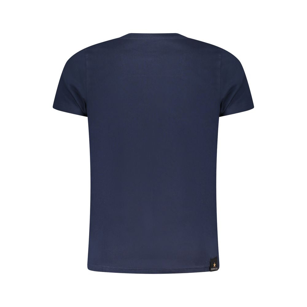 T-shirt en coton bleu Esercito 1659