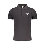 Accademia Militare Black Cotton Polo Shirt for Men