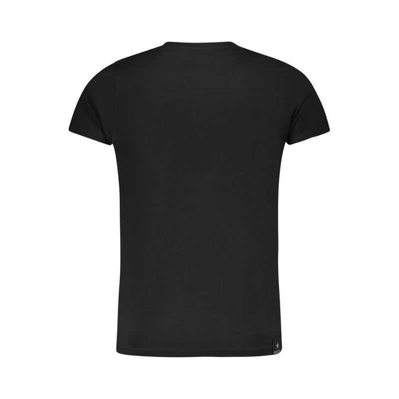 Accademia Militare Black Cotton T-Shirt for Stylish Men