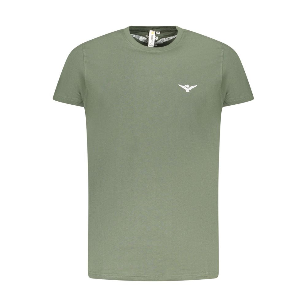 T-shirt en coton vert Accademia Militare pour hommes