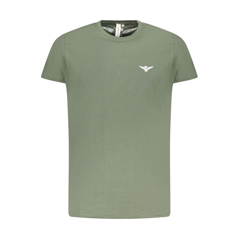 Accademia Militare Green Cotton T-Shirt for Men