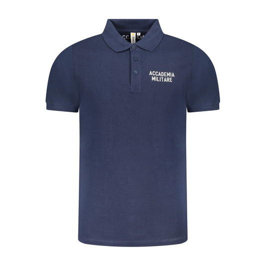 Polo en coton bleu de l'Accademia Militare
