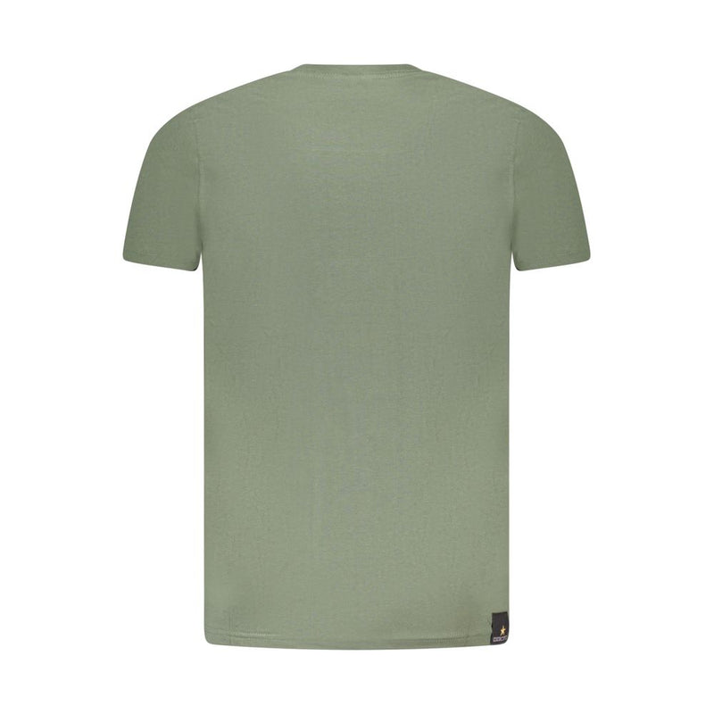 Accademia Militare Green Cotton T-Shirt for Men