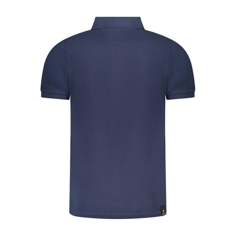 Accademia Militare Blue Cotton Polo Shirt for Men - Stylish Comfort