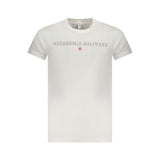 Accademia Militare T-Shirt en Coton Blanc - Élégance Décontractée