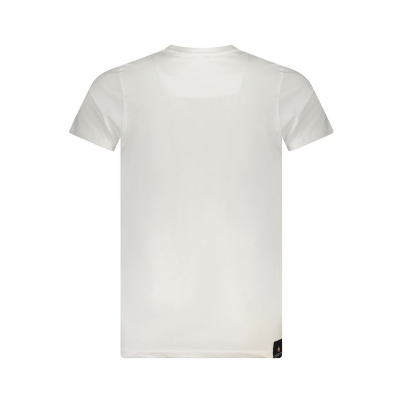 Accademia Militare White Cotton T-Shirt - Stylish Comfort