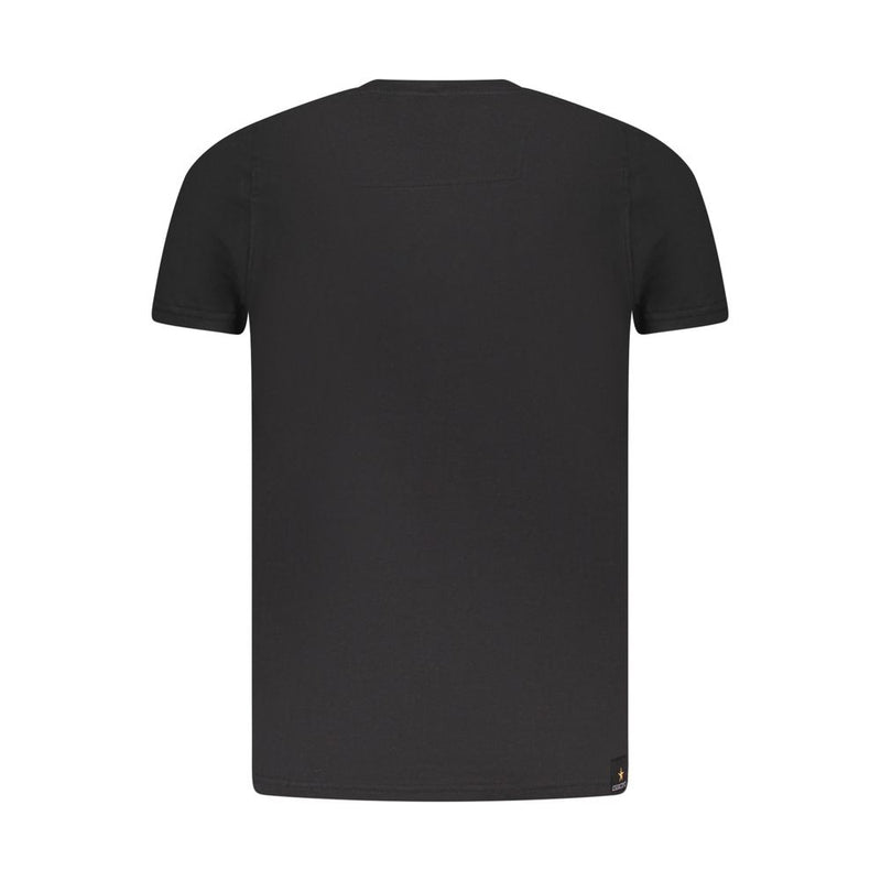 Accademia Militare T-Shirt Noir en Coton pour Hommes - Élégance et Confort