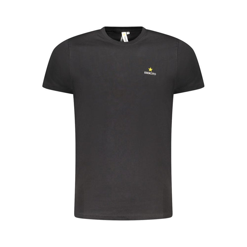 T-shirt en coton noir Esercito 1659