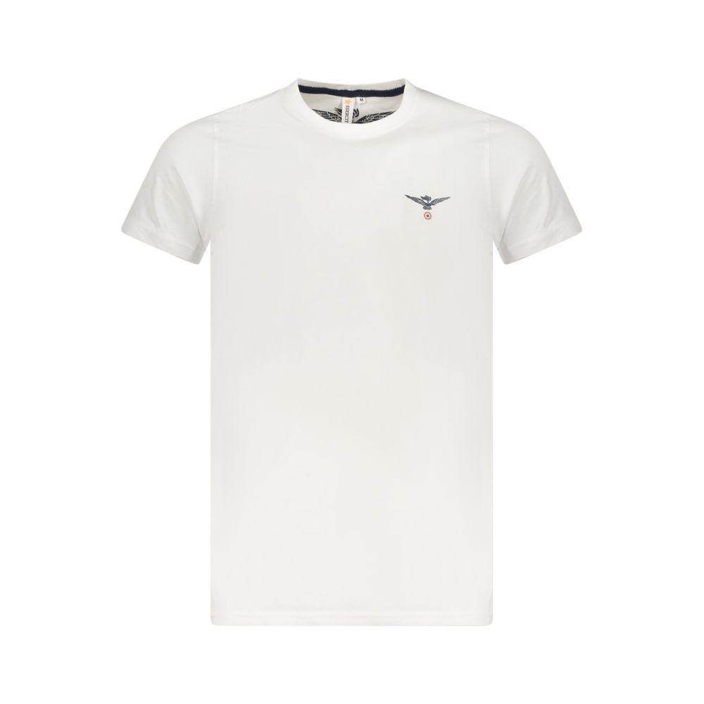 T-Shirt en Coton Blanc Accademia Militare - Design Eagle Ball