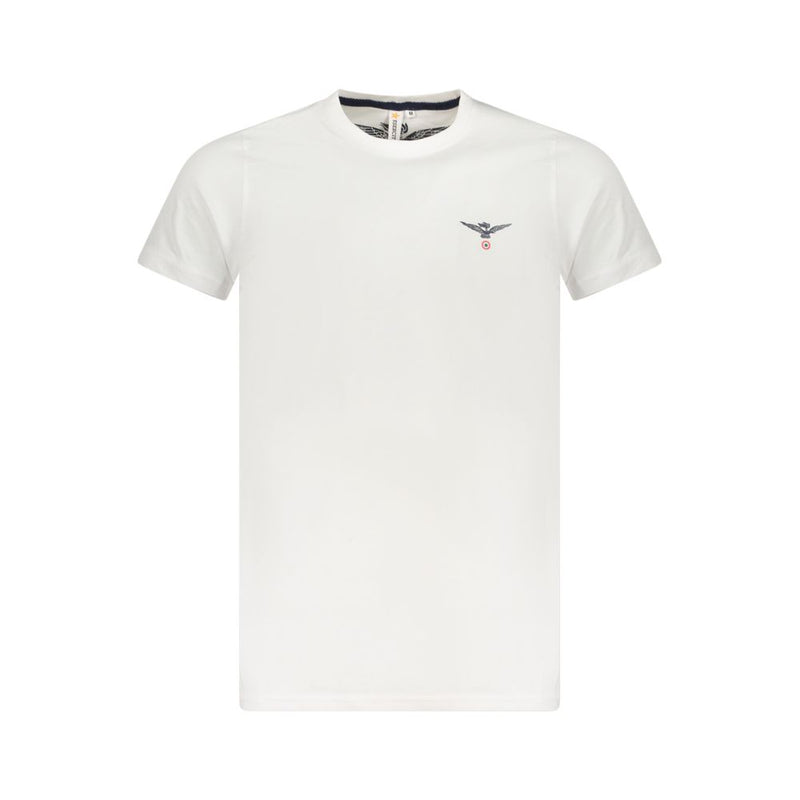 Accademia Militare White Cotton T-Shirt - Eagle Ball Design