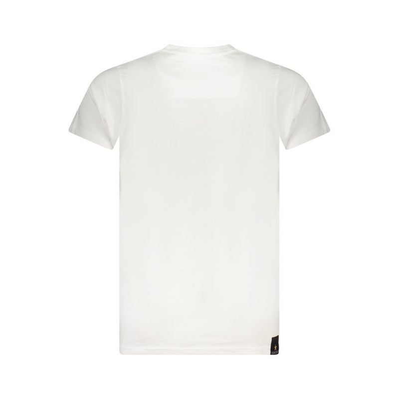 Accademia Militare White Cotton T-Shirt - Eagle Ball Design