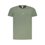 Accademia Militare T-Shirt en Coton Vert - Manches Courtes