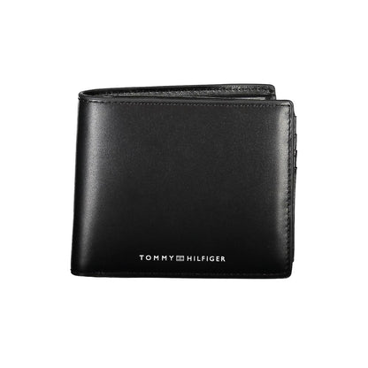 Tommy Hilfiger zwarte leren portemonnee