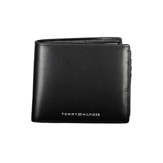 Tommy Hilfiger zwarte leren portemonnee