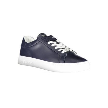 Sneaker en polyester bleu Calvin Klein