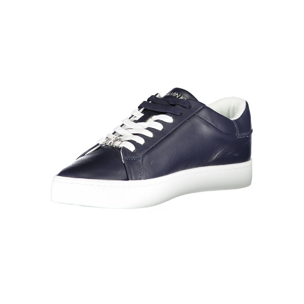 Calvin Klein Blue Polyester Sneaker - Stylish & Comfortable Footwear