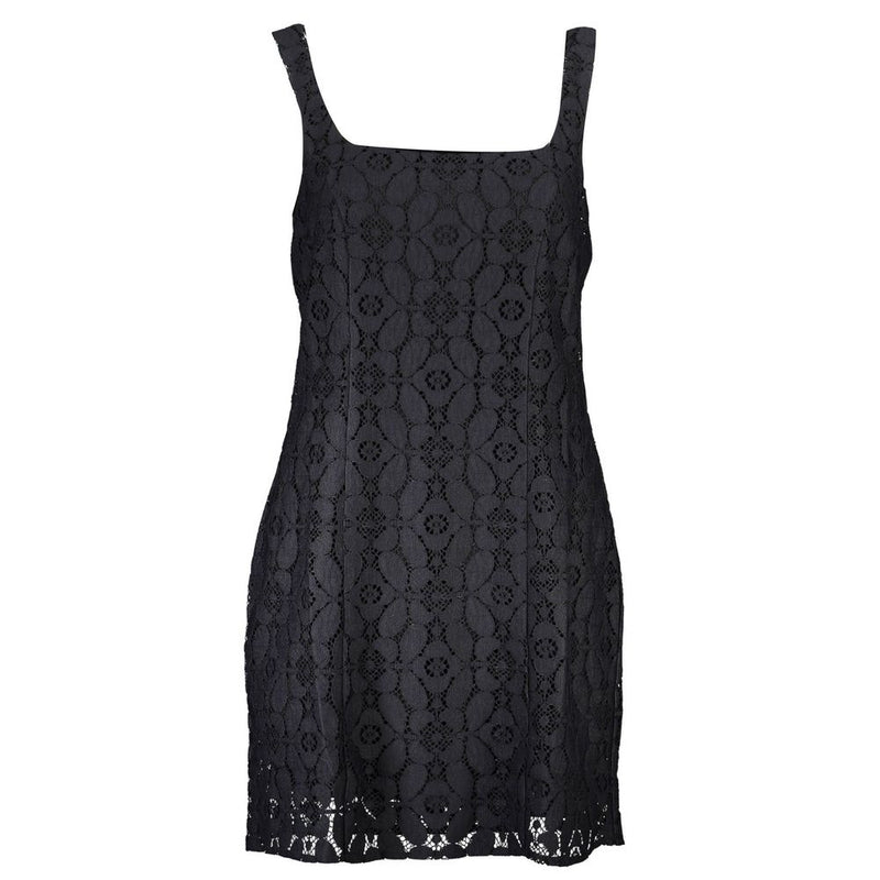 Desigual Black Polyester Women Dress - Chic & Sophisticated Style