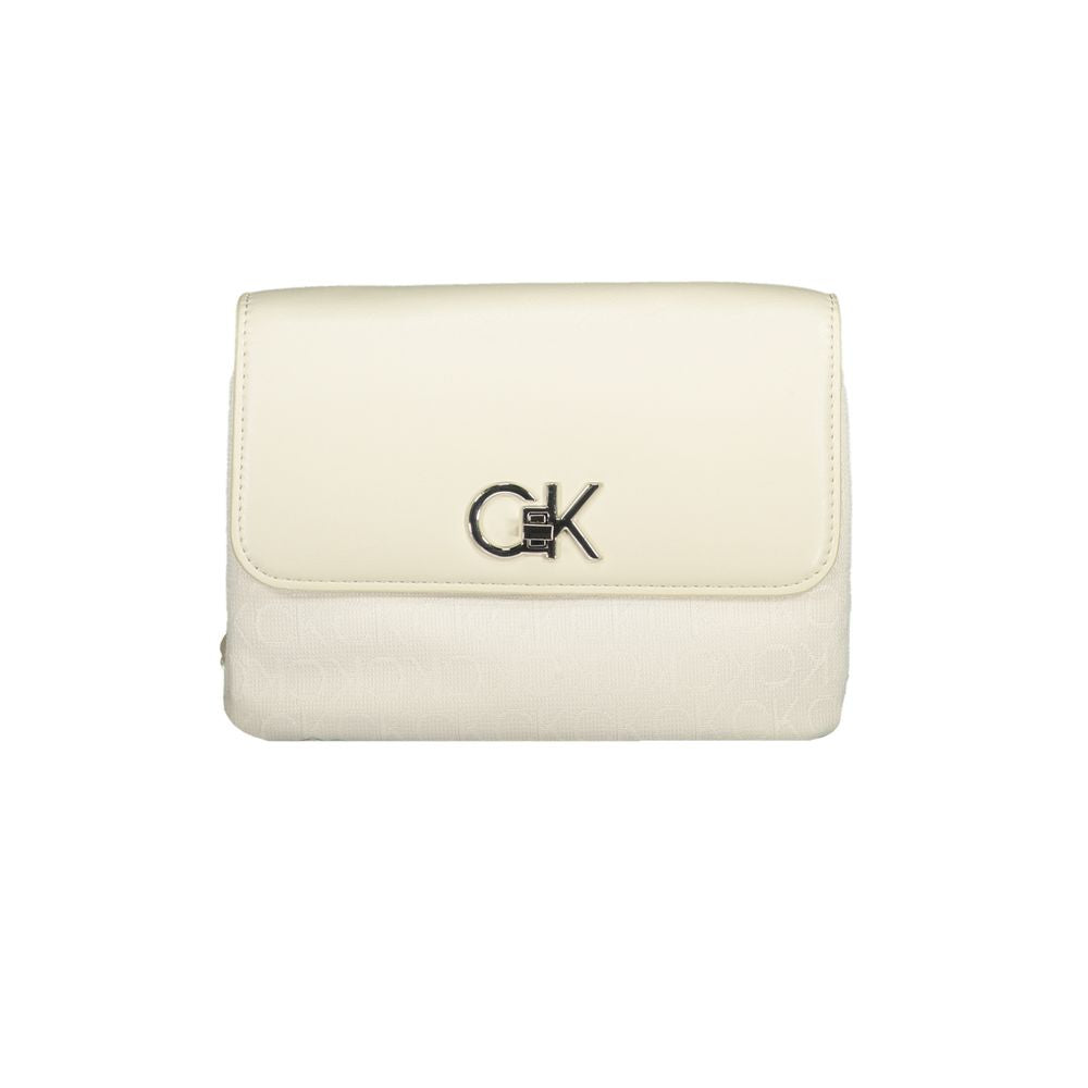 Calvin Klein Sac à main en polyester beige - Élégance et polyvalence