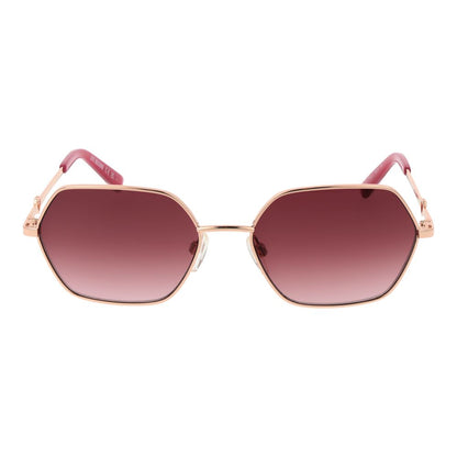 Lunettes de soleil Love Moschino pour femme, doré rose