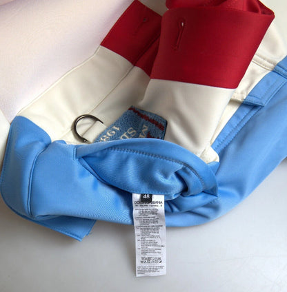 Veste courte à col en polyester multicolore de Dolce & Gabbana