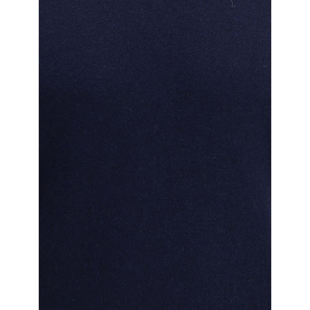 Brunello Cucinelli Blue Cashmere Sweater for Men