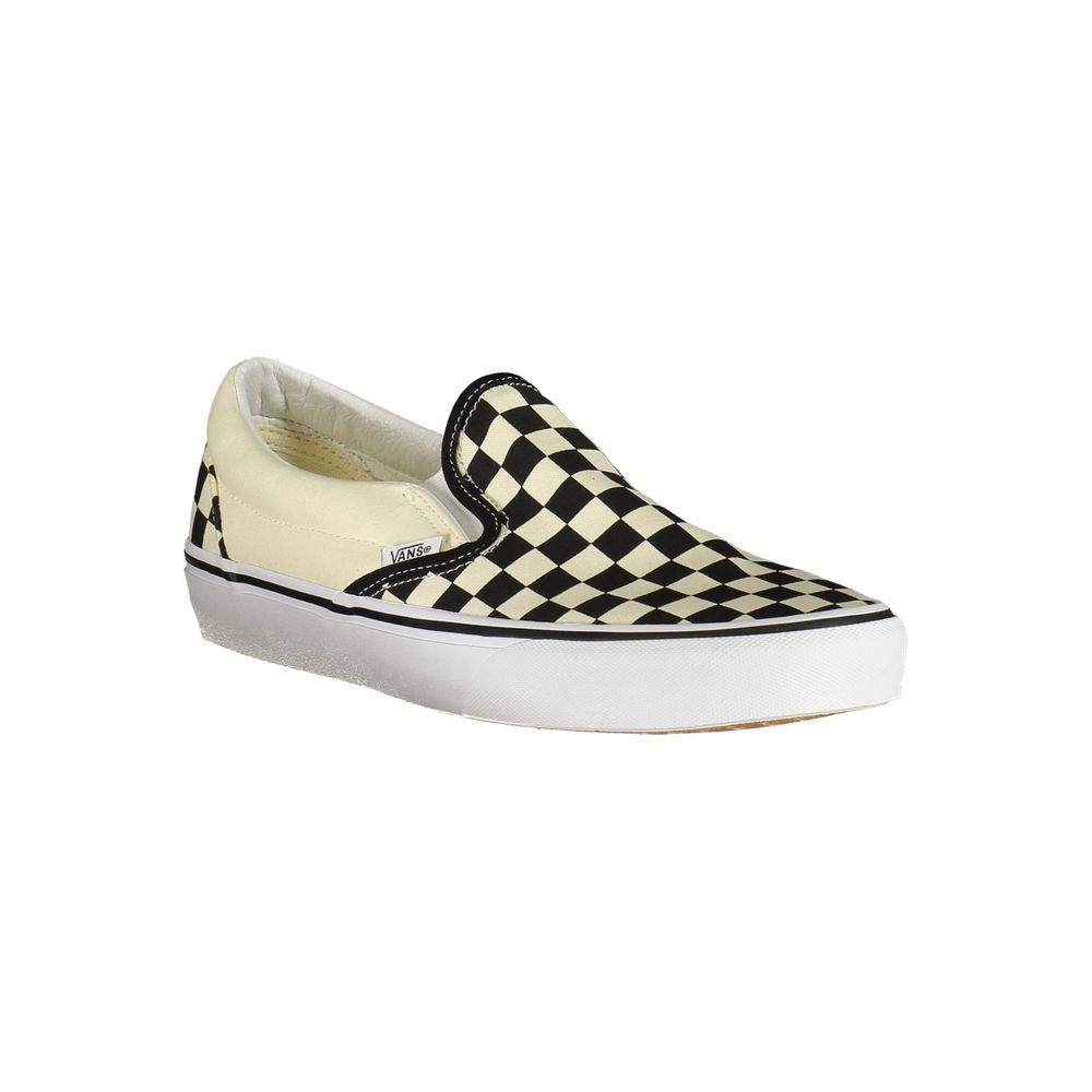 Vans White Polyester Sneaker - Slip-On Style for Everyday Comfort