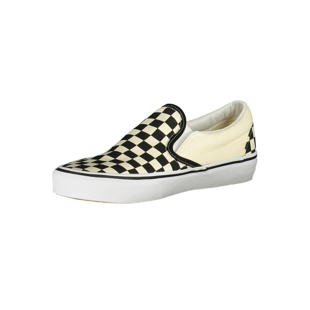 Vans White Polyester Sneaker - Slip-On Style for Everyday Comfort