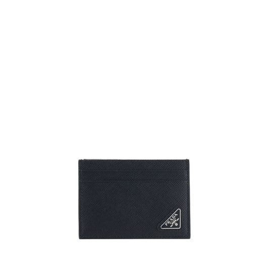 Porte-cartes en cuir Prada