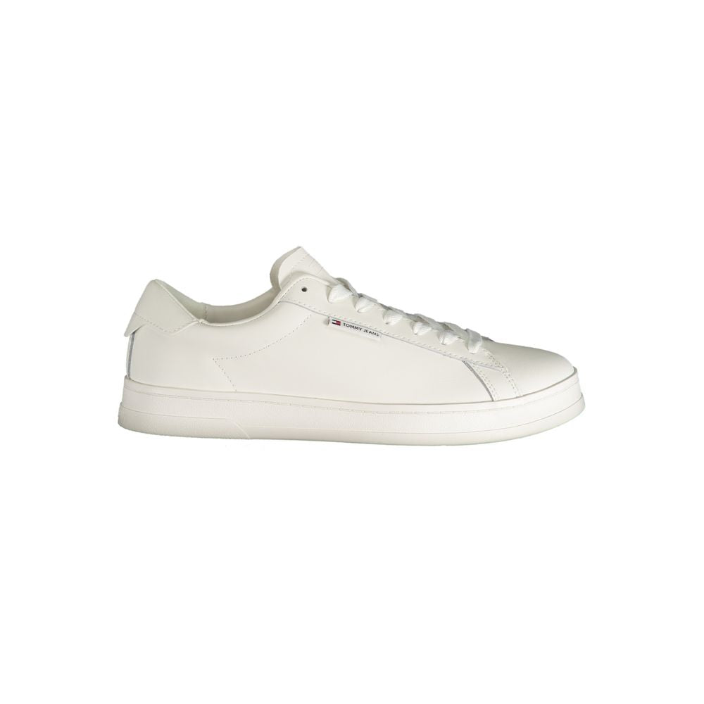 Tommy Hilfiger White Polyester Sneaker for Men