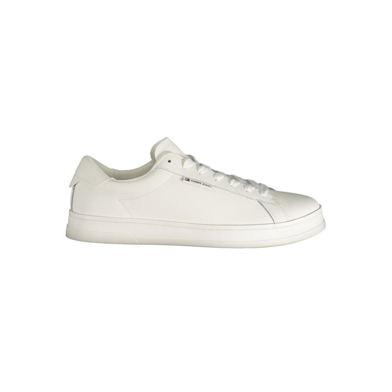 Tommy Hilfiger White Polyester Sneaker for Men