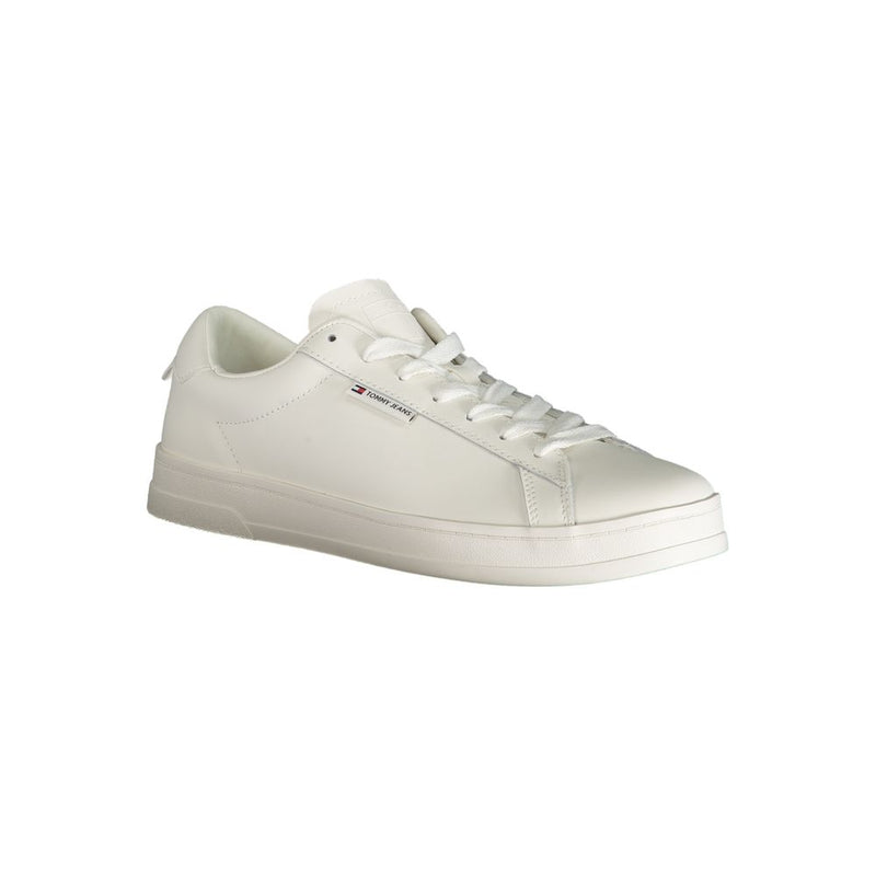 Tommy Hilfiger White Polyester Sneaker for Men
